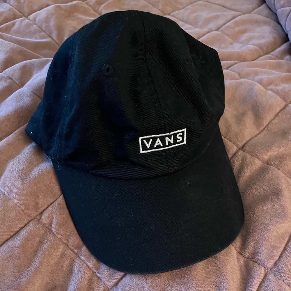 vans black baseball hat